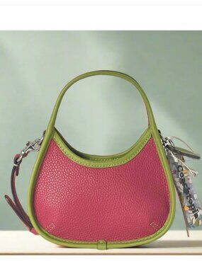 Coach Mini Ergo Coachtopia CO662 Strawberry Haze Leather 90s Bag